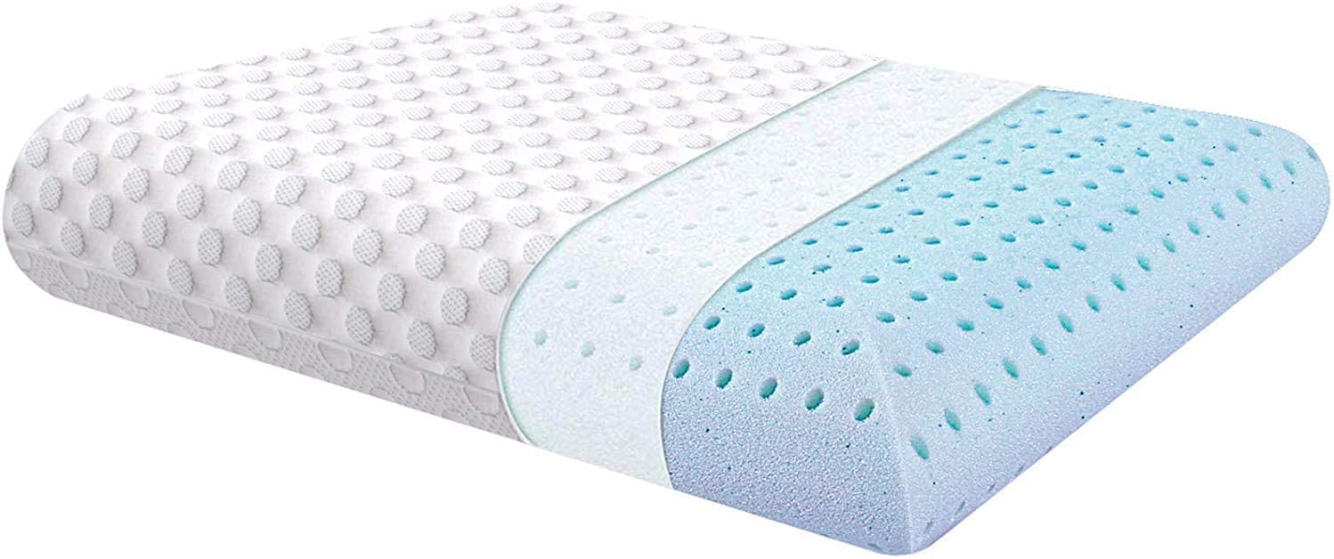 Milemont + Ventilated GelMemory Foam CertiPURUS Pillow