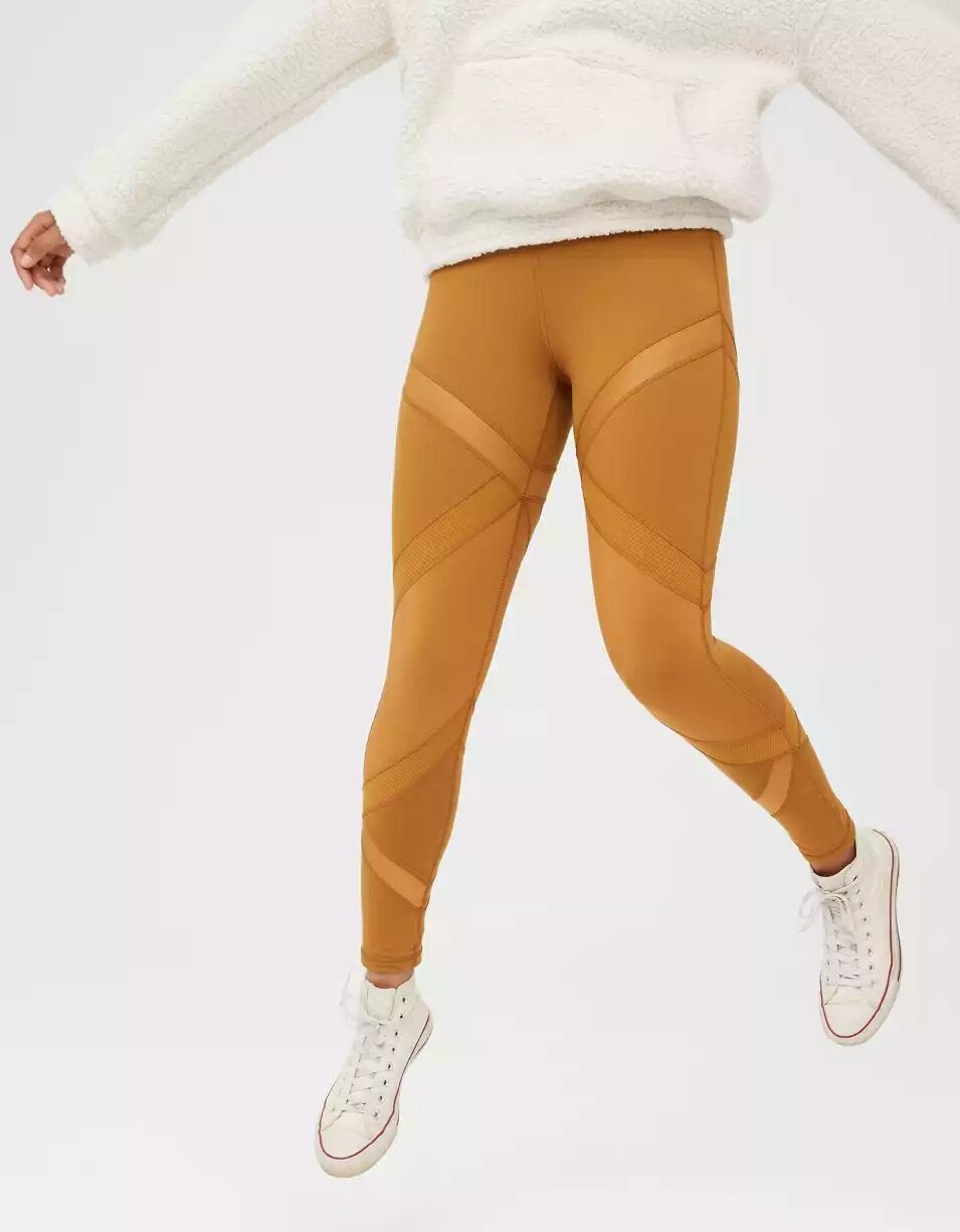 Aerie + OFFLINE The Hugger High Waisted Ribbed Legging