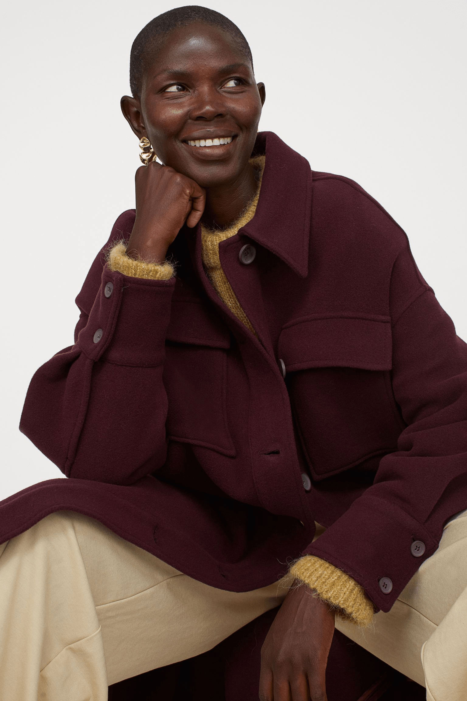 H&M + WoolBlend Coat