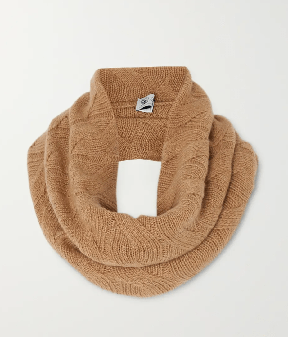 Johnstons of Elgin + CableKnit Cashmere Snood