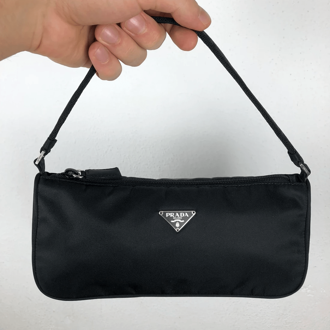 Prada + Prada Tessuto Nylon Pouch Bag