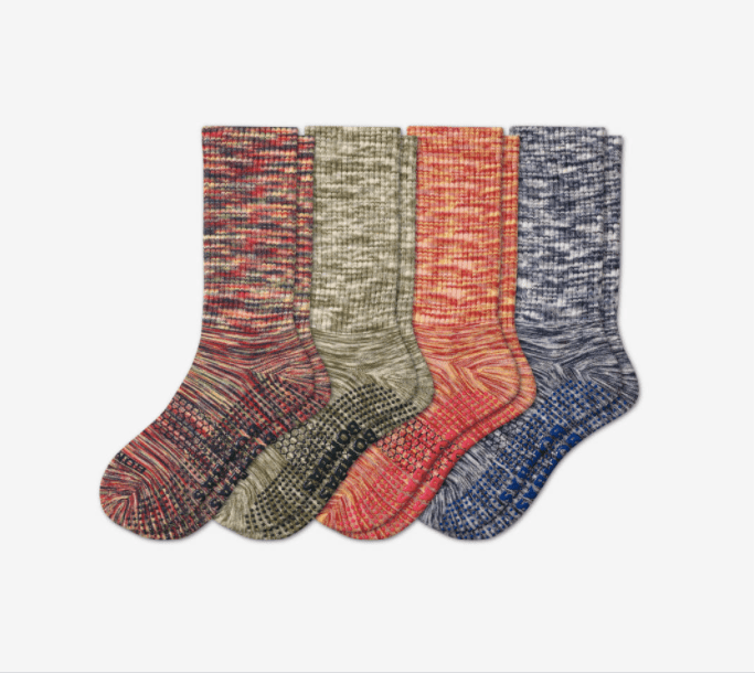 Bombas + Bombas Gripper Calf Sock 4Pack