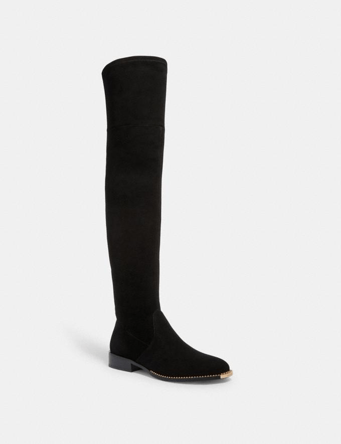 Buy > high knee boots without heel > in stock