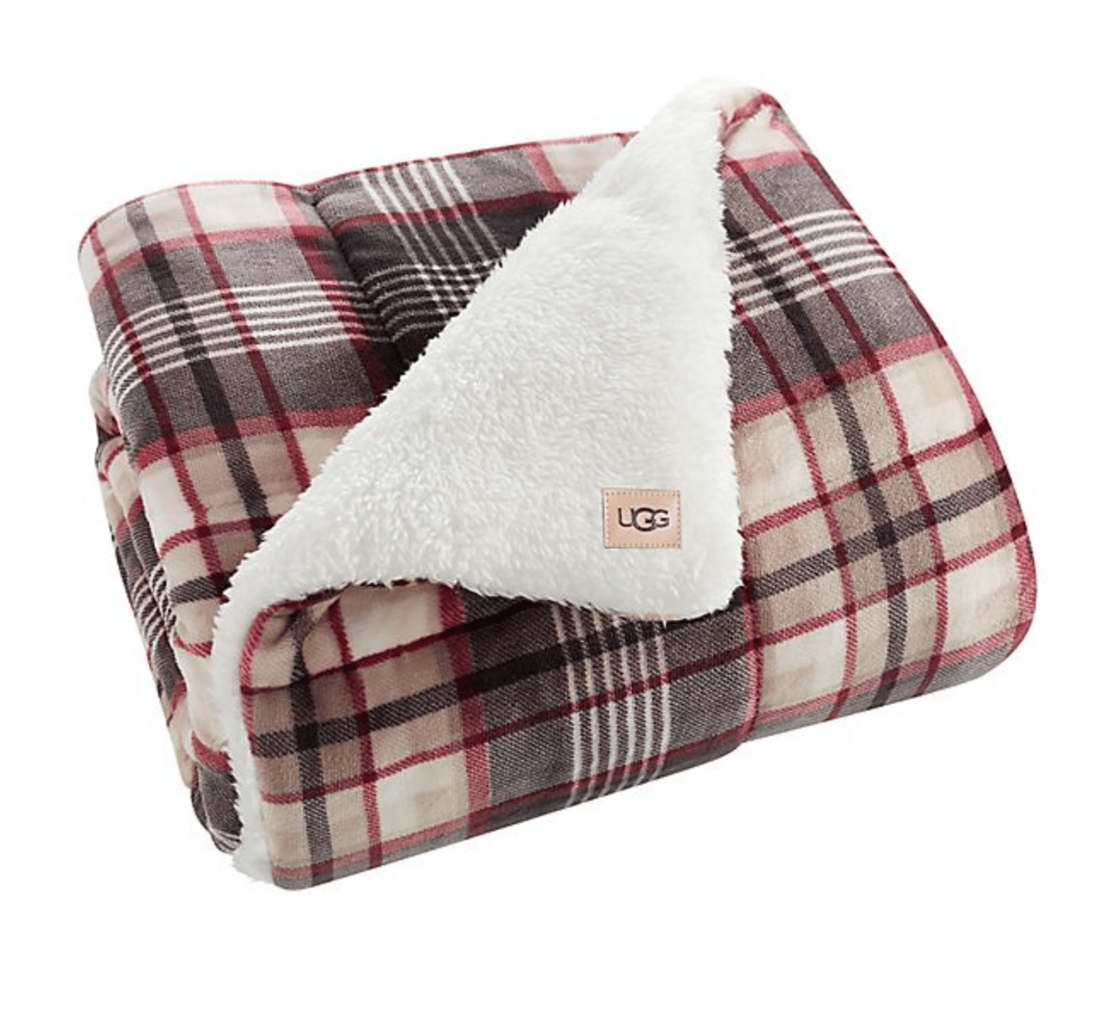 Ugg + Quilted Throw Blanket in Winter Plaid