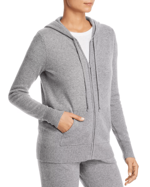 C by Bloomingdale’s + Cashmere Zip Hoodie