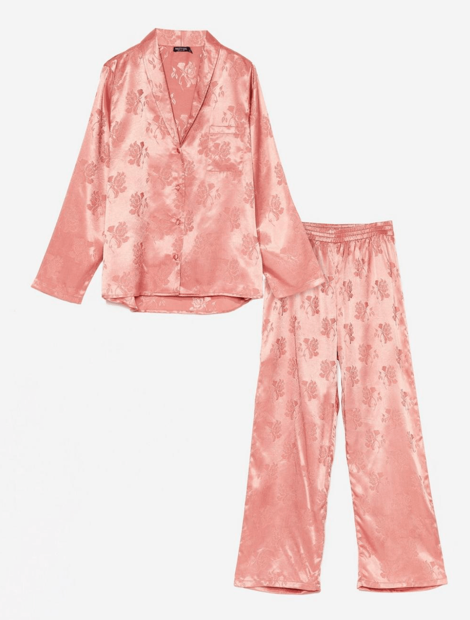 Nasty Gal + Satin Plus Pajama Pants Set Sizes 12 20
