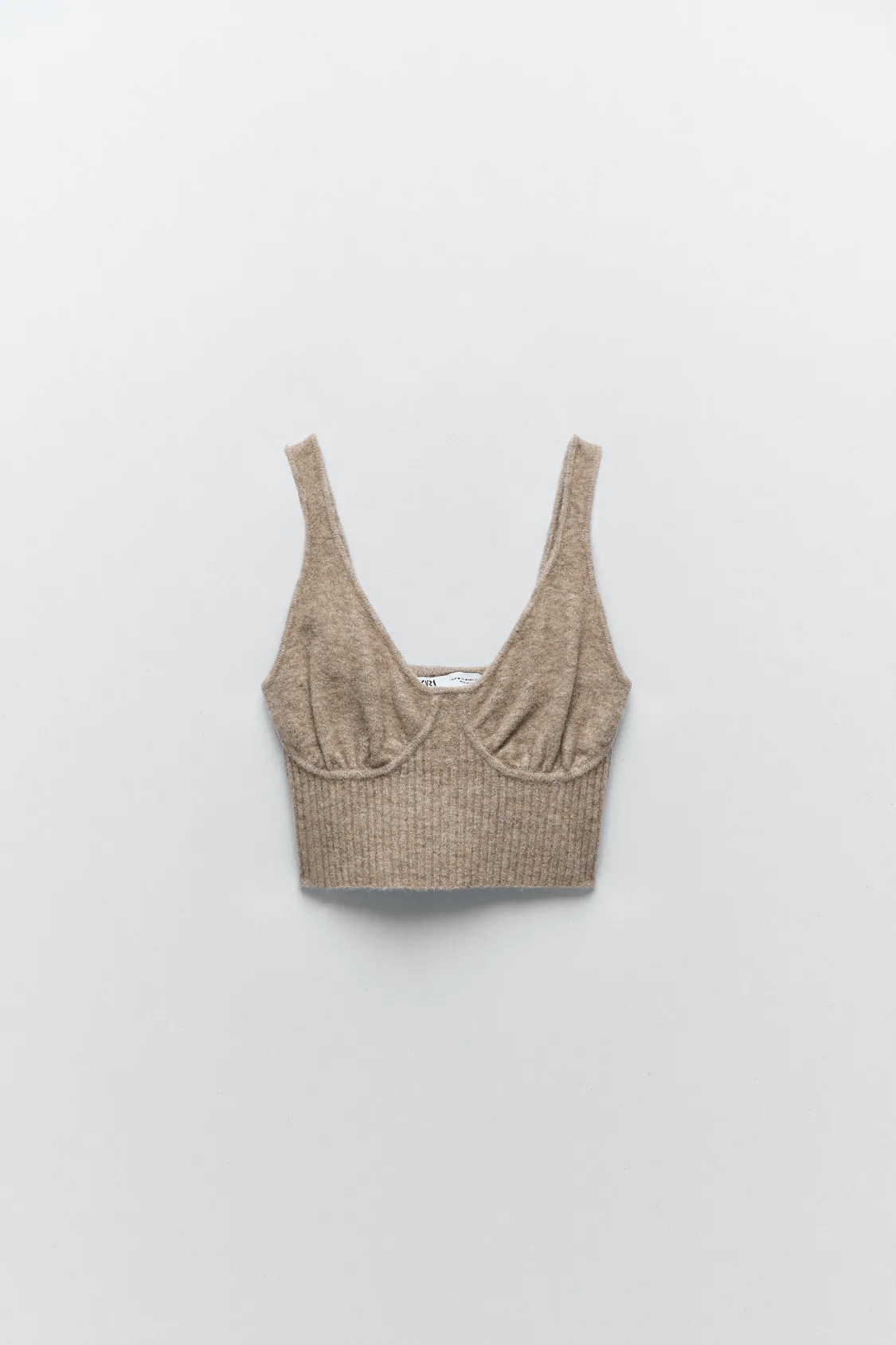 Zara + Strappy Knit Top