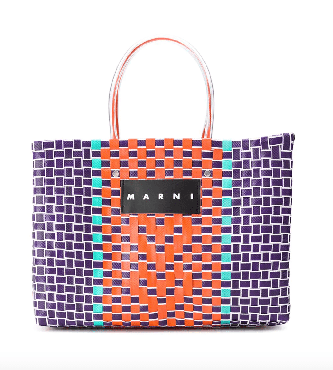 Marni Market + Market Woven Shopping Bag
