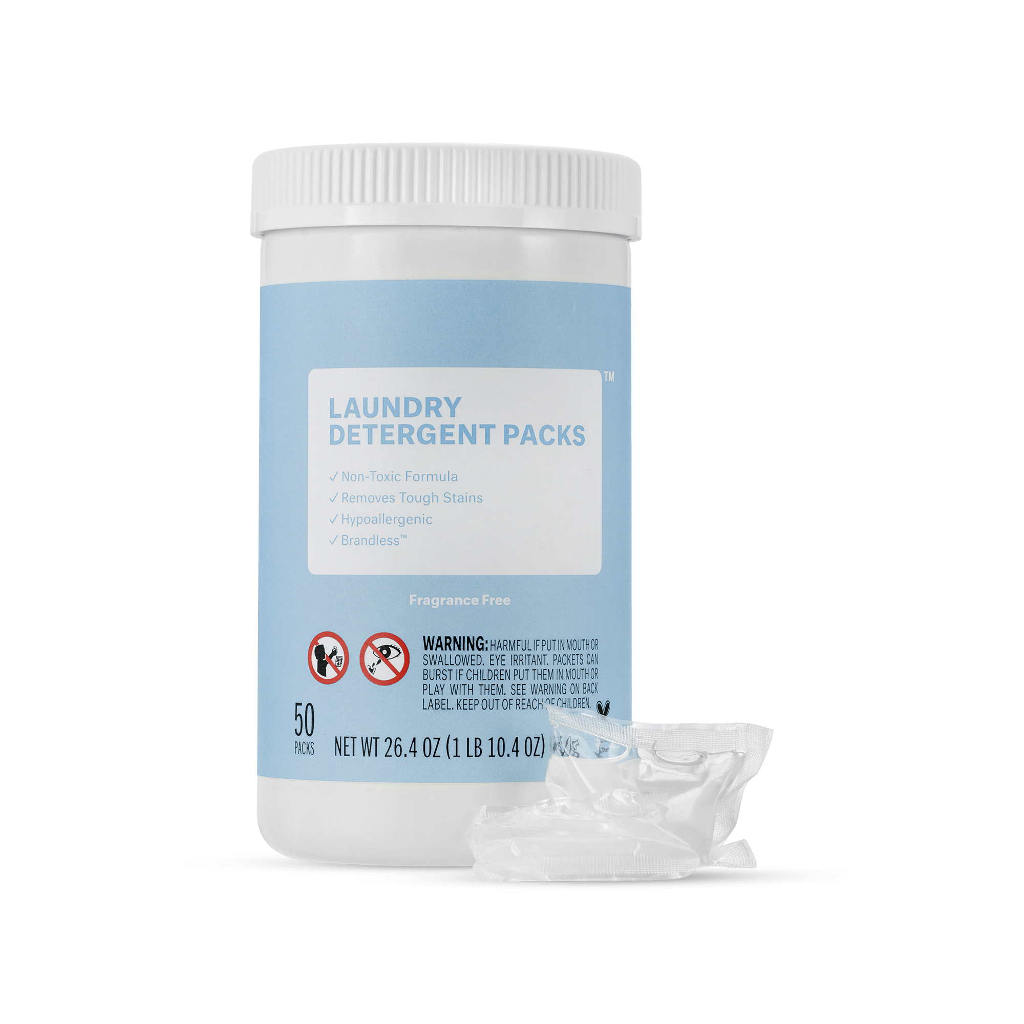 Brandless + Fragrance Free Laundry Detergent Packs