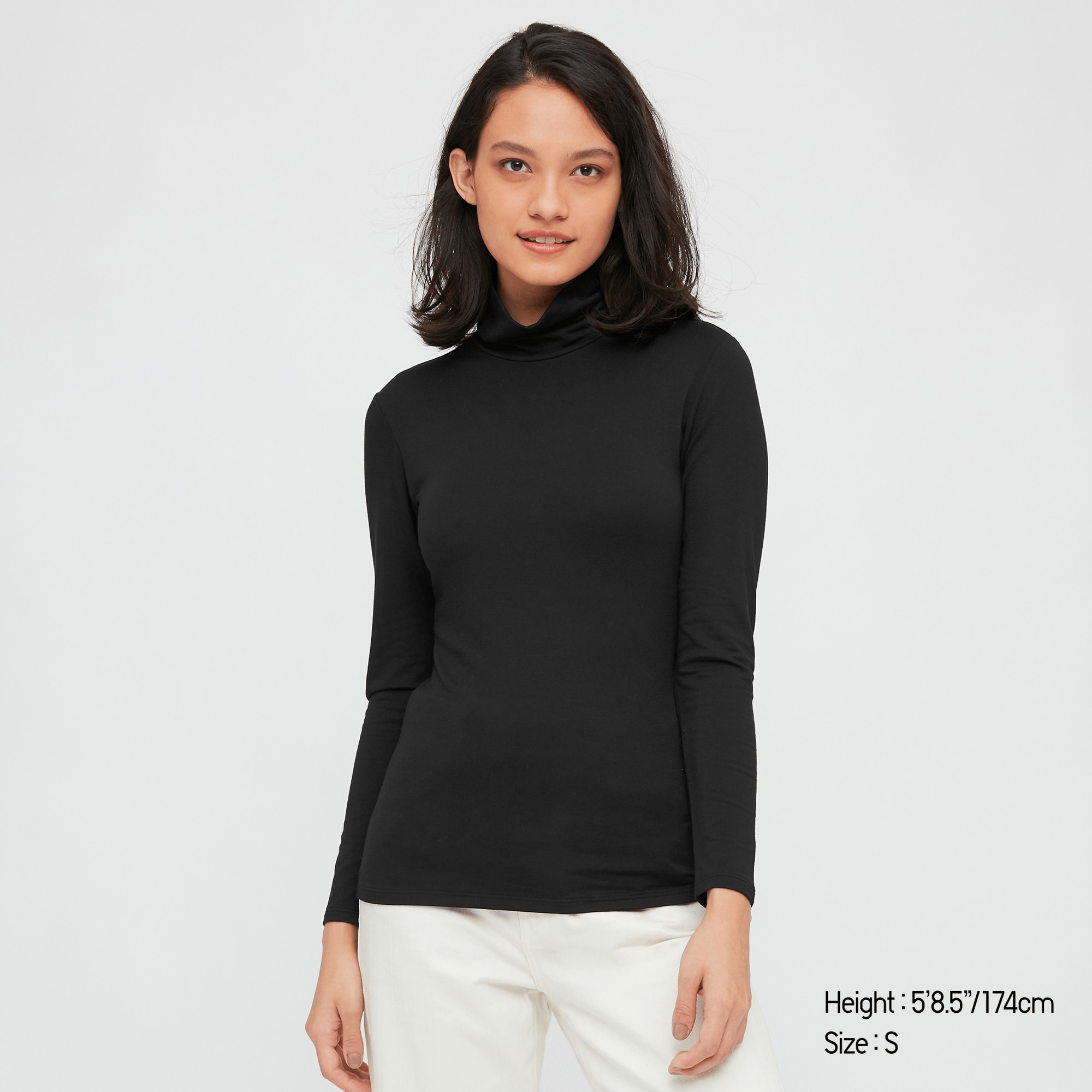 Uniqlo US + Heattech Extra Warm Turtleneck TShirt
