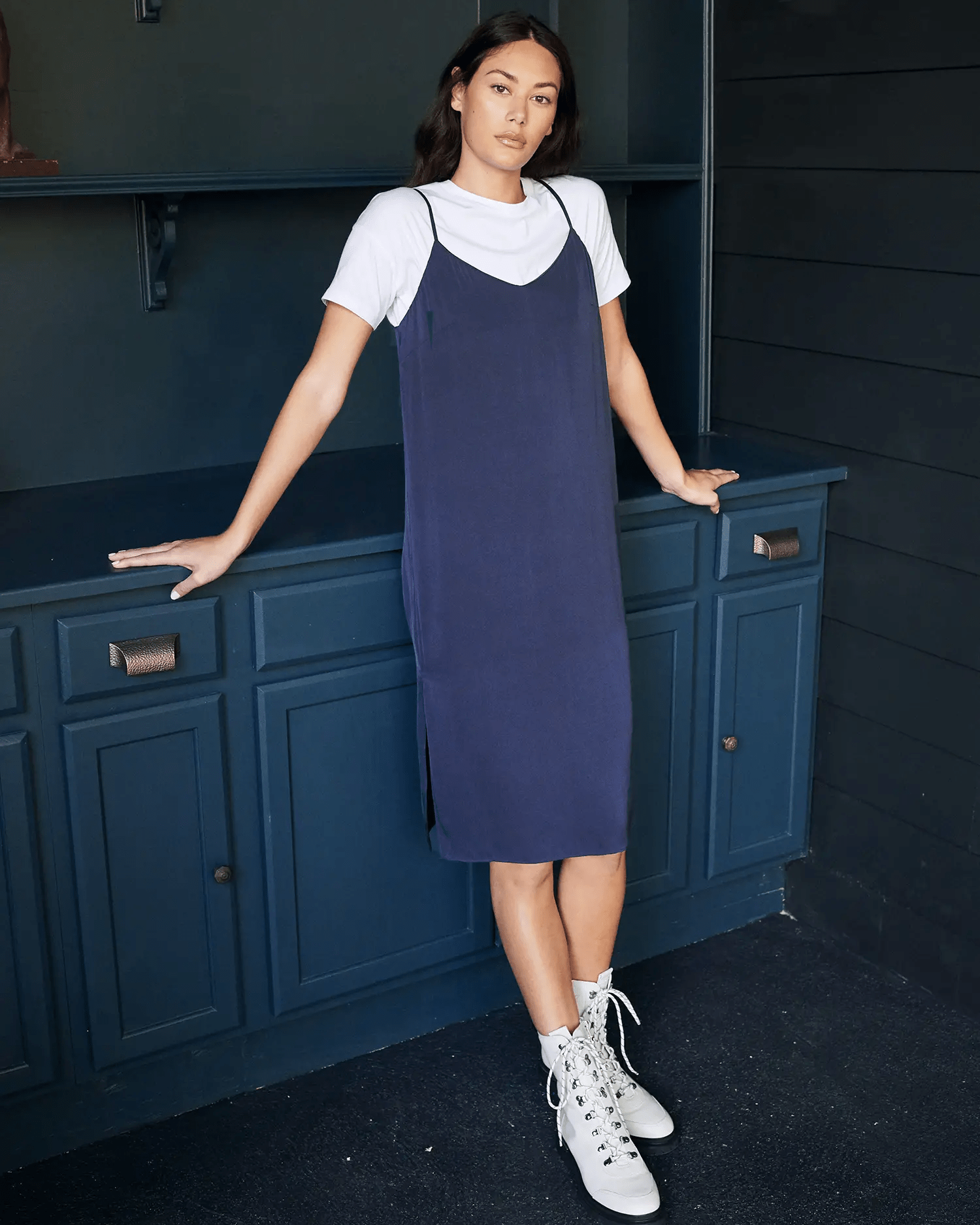 Quince + Washable Stretch Silk Slip Dress