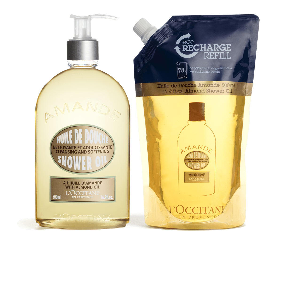 L’Occitane + Almond Shower Refill Duo