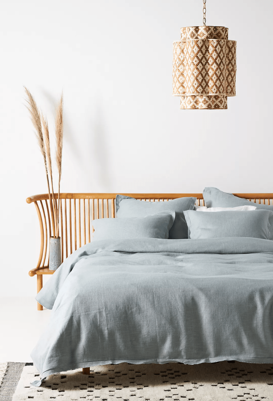 Anthropologie + Luxe Linen Blend Duvet Cover