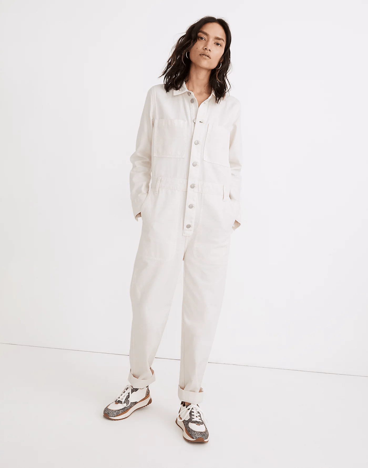 Madewell + GarmentDyed Relaxed Coverall Jumpsuit