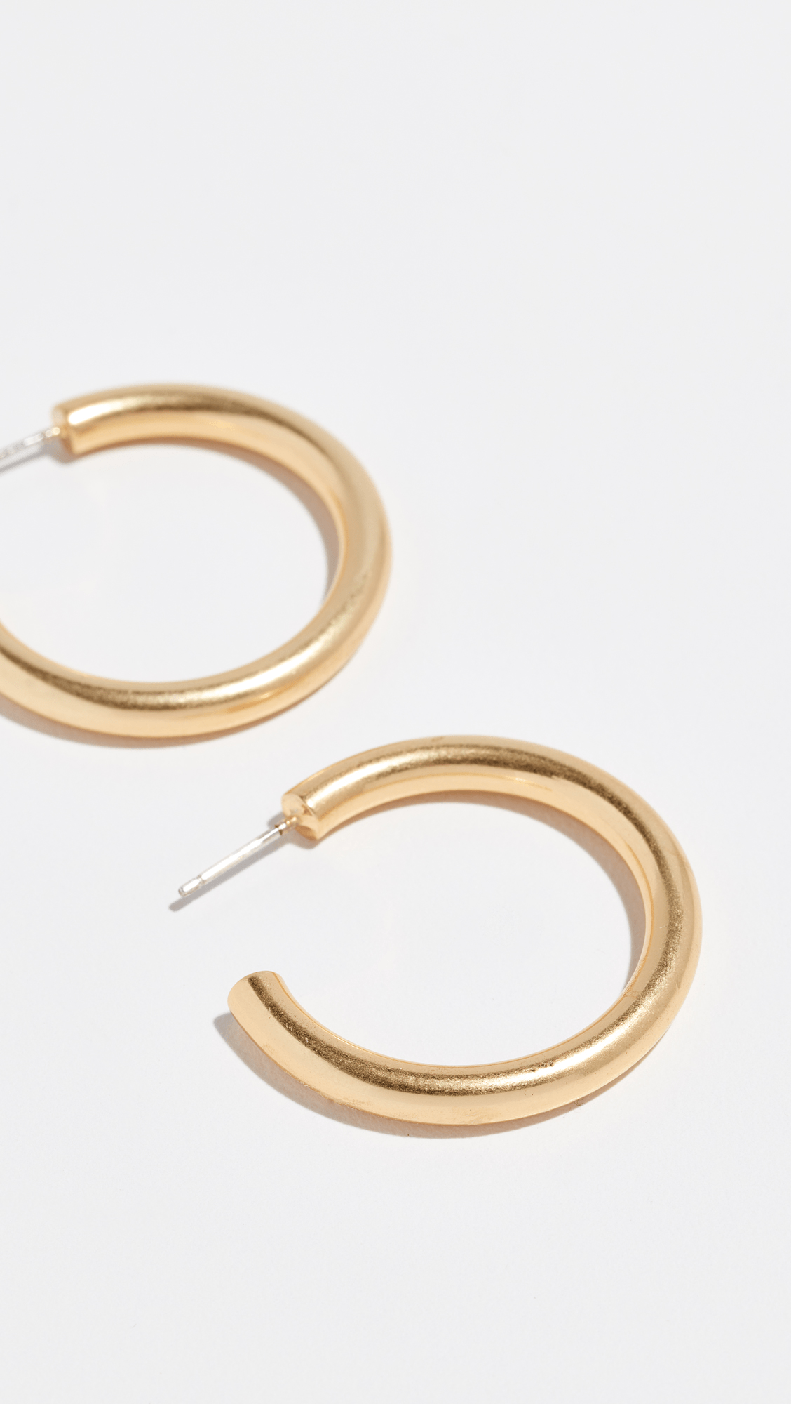 Madewell + Medium Chunky Hoop Earrings