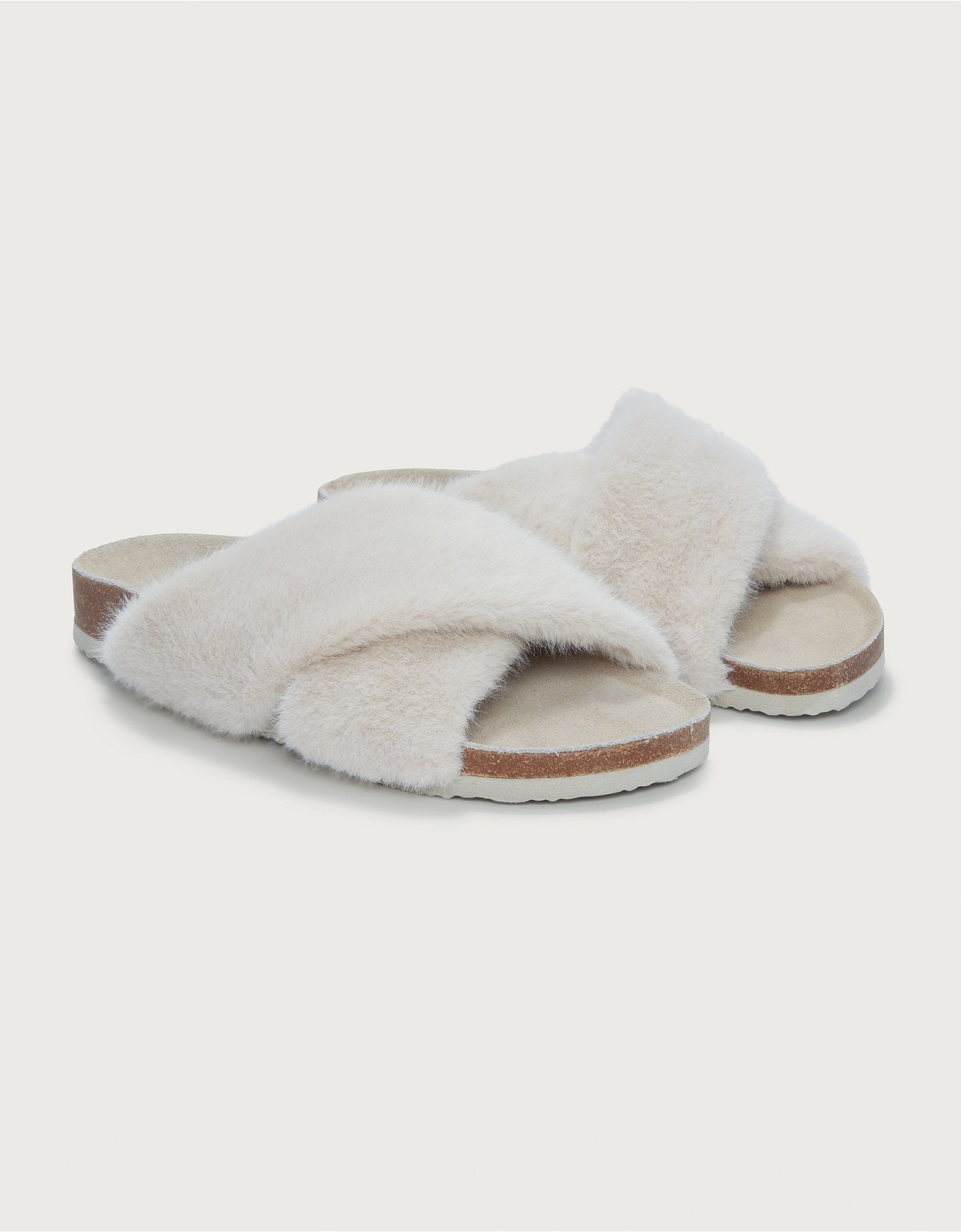 The White Company + FauxFur Slider Slippers