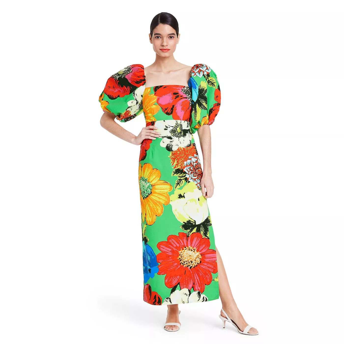 Christopher John Rogers x Target + Floral Puff Sleeve Dress