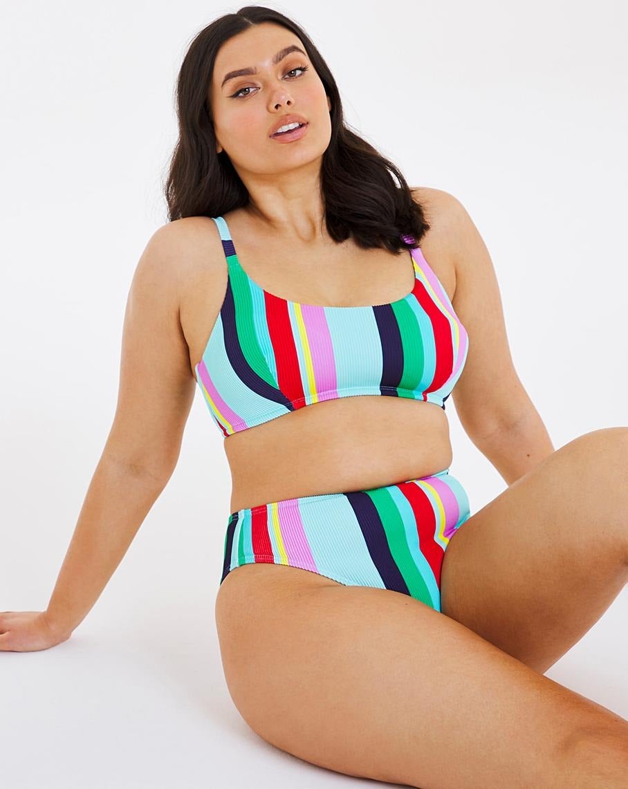 Simply Be + Mix and Match Textured Bikini