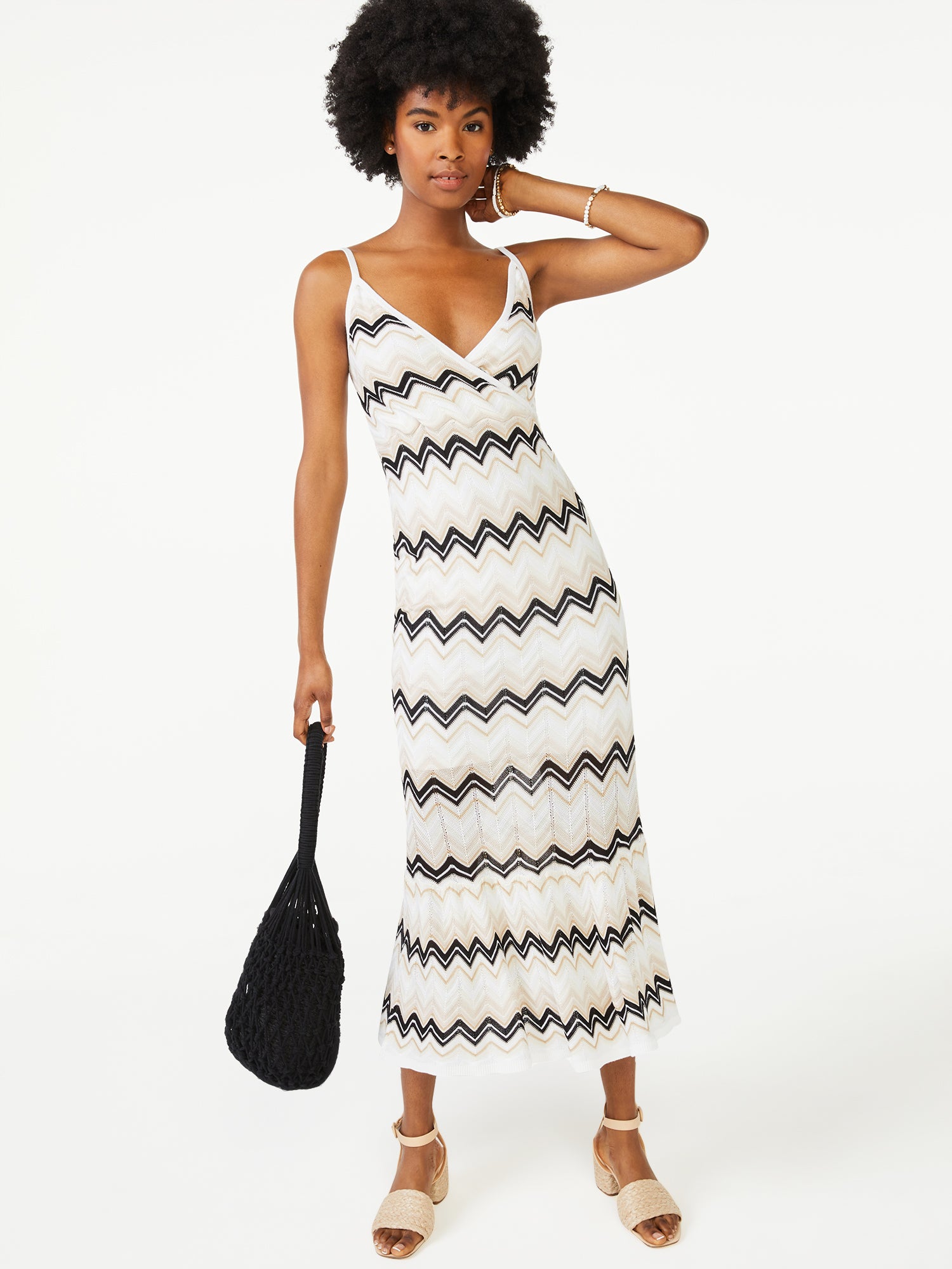 Scoop + Sleeveless Sweater Dress