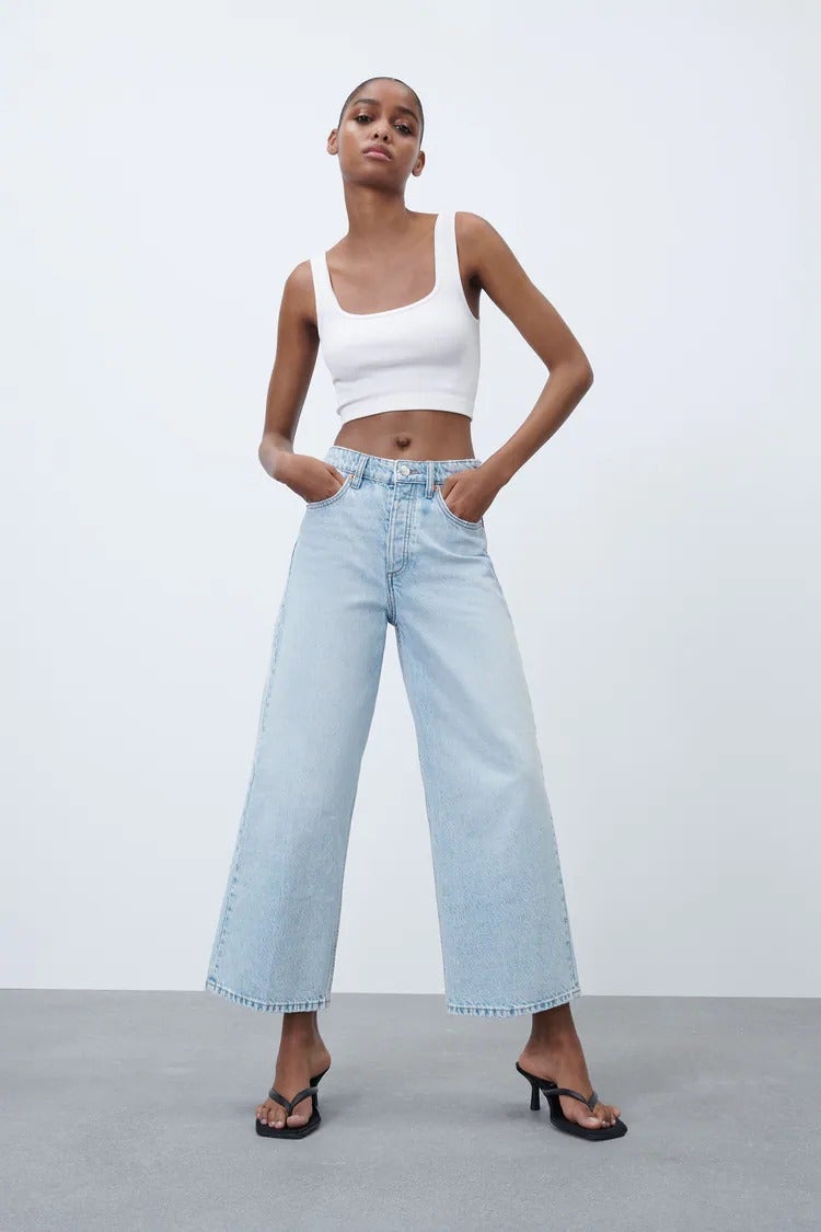 Top 96+ imagen jeans zara wide leg fr.thptnganamst.edu.vn