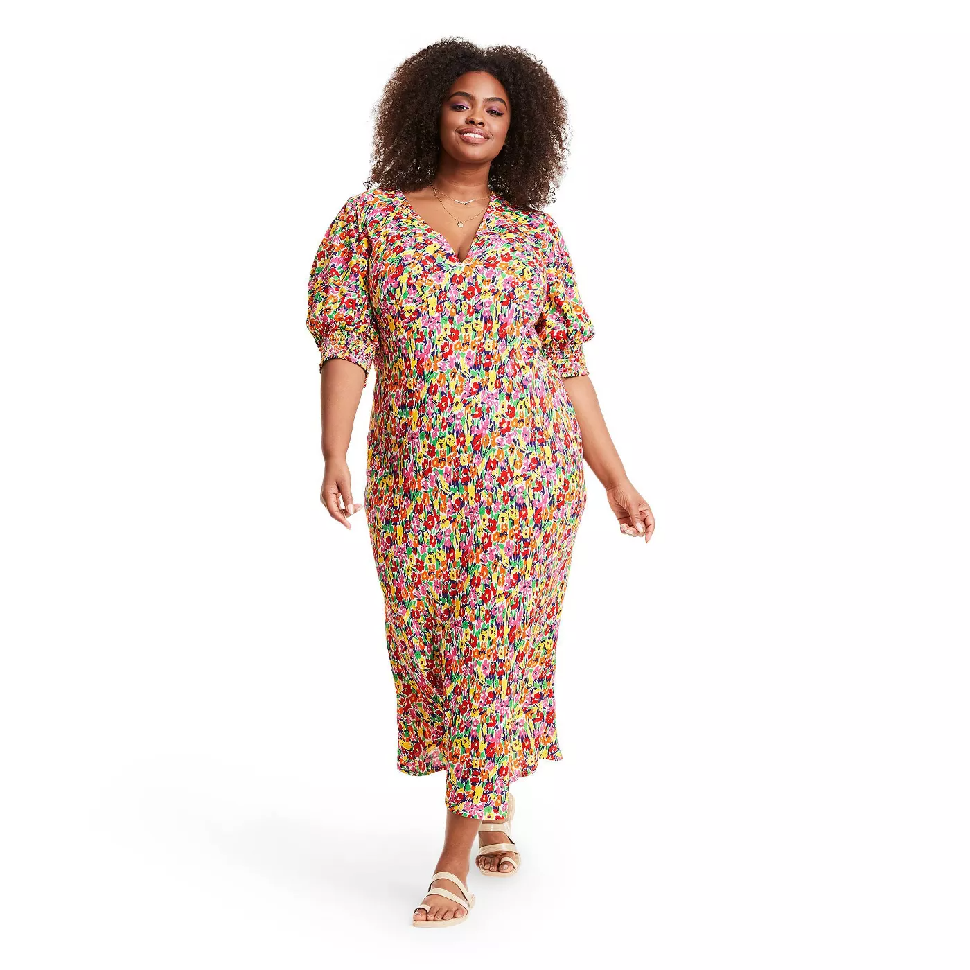 RIXO x Target + Floral Puff Sleeve Dress