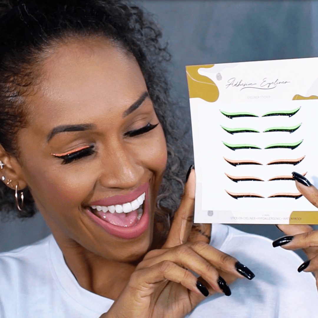 Hailey Bieber Loves A Eyeliner Sticker Trend For Summer