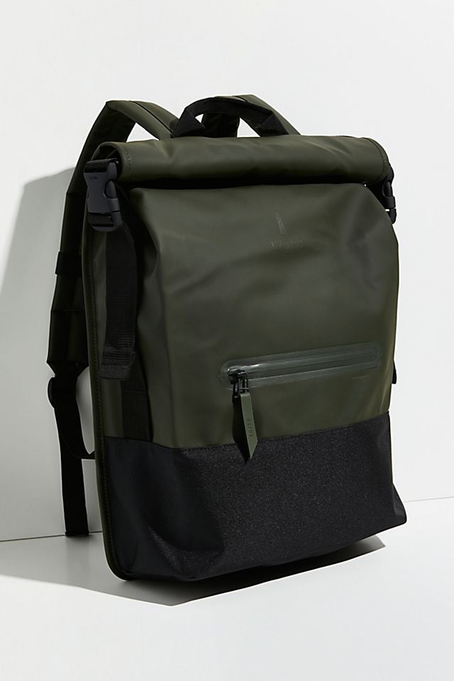 Rains + Buckle Rolltop Backpack