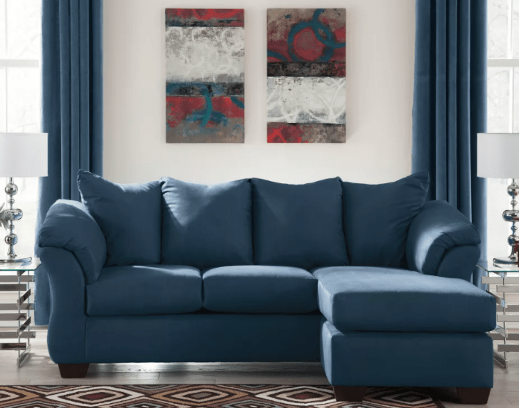 Whitman + Whitman Microfiber Sofa Chaise