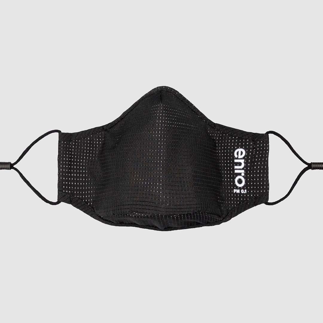 Enro + Solid Tech Face Mask, Jet Black