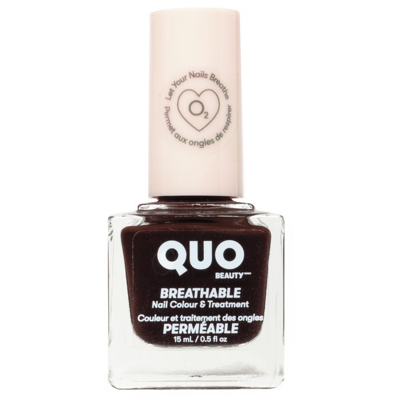 Quo Beauty + Breathable Nail Colour & Treatment in Coffee First