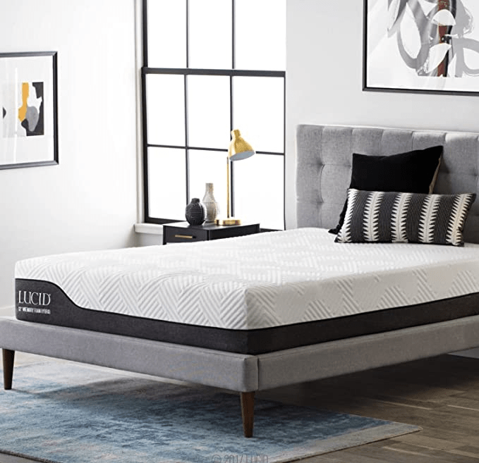 Lucid + 12inch Hybrid Mattress