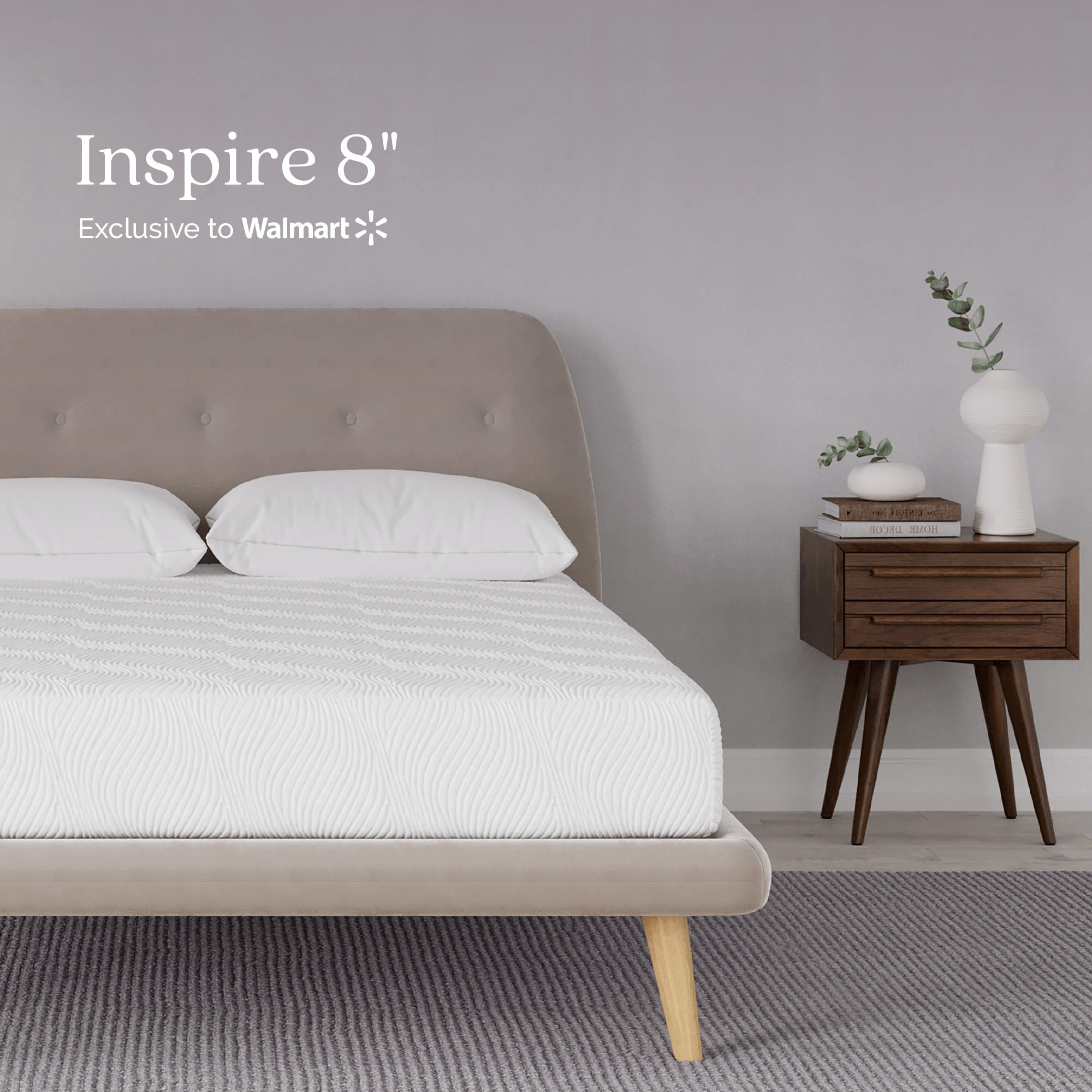 Signature Sleep + Inspire 8″ Responsive Memory Foam Mattress