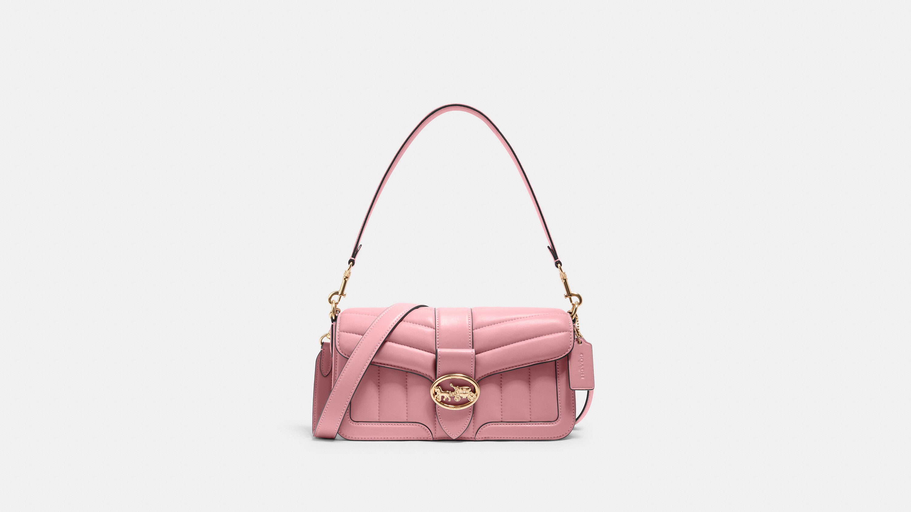 Coach + Shoulder Bag With Puffy Quilting
