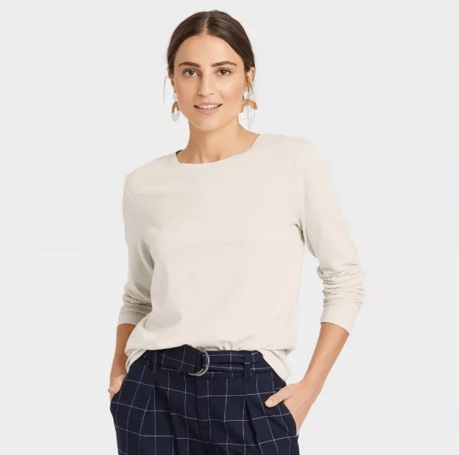 A New Day + Women’s Long Sleeve Supima TShirt A New Day™