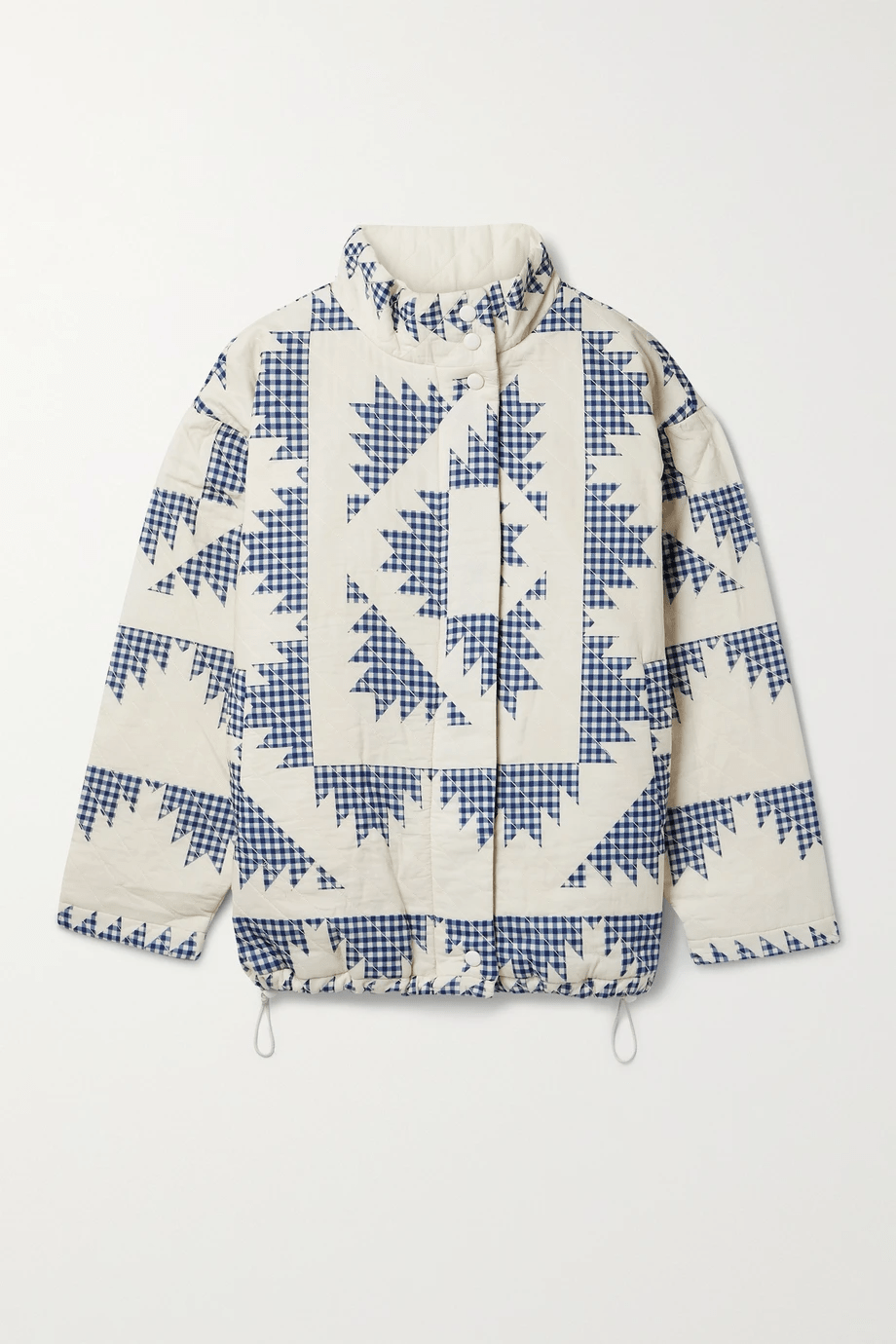 Sea + Gloucester Quilted Gingham Cotton Jacket