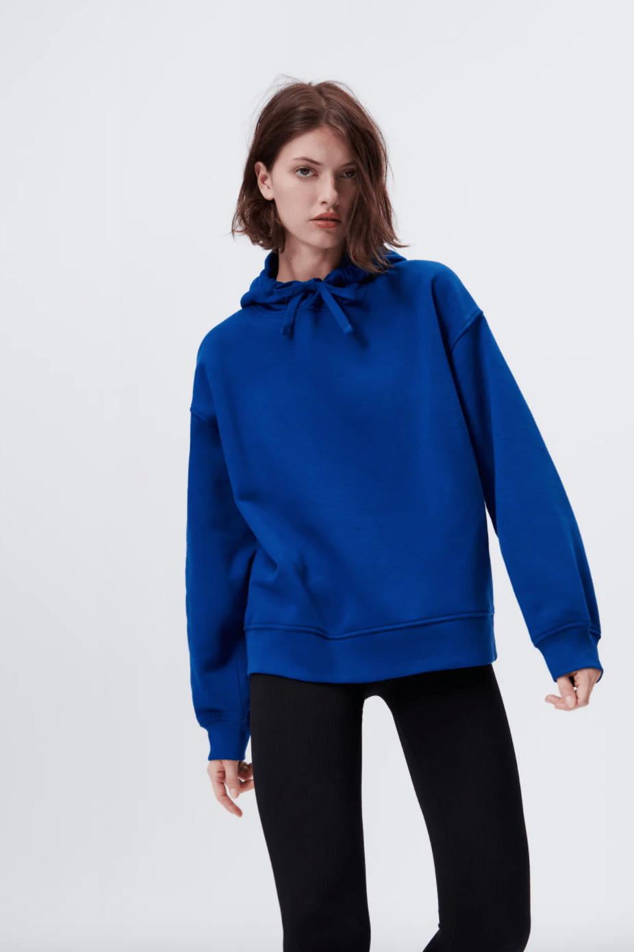 Zara + Basic Hoodie Sweatshirt