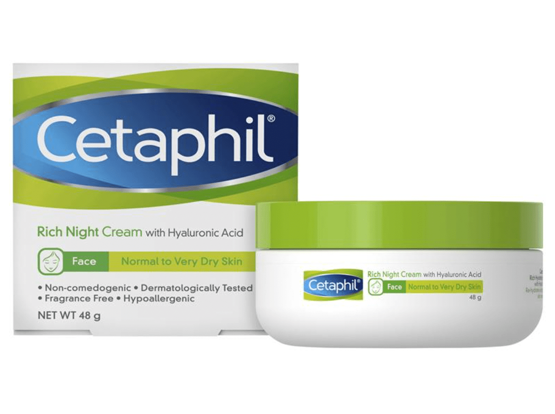 Cetaphil + Cetaphil Face Rich Night Cream with Hyaluronic Acid