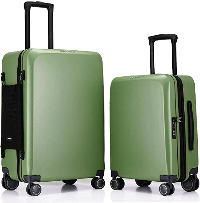Verage + Expandable Hardshell 2 Piece Luggage Set