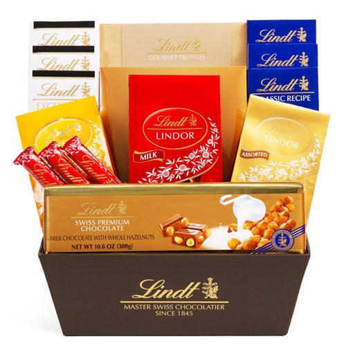 Lindt + Signature Chocolate Gift Basket