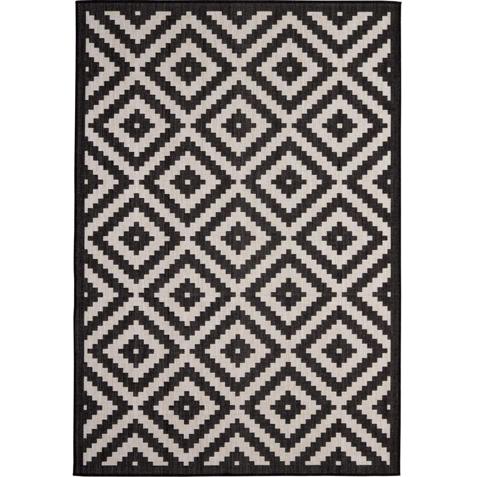 The Rugs + Ecology Collection Outdoor Rugs in Black 100bl