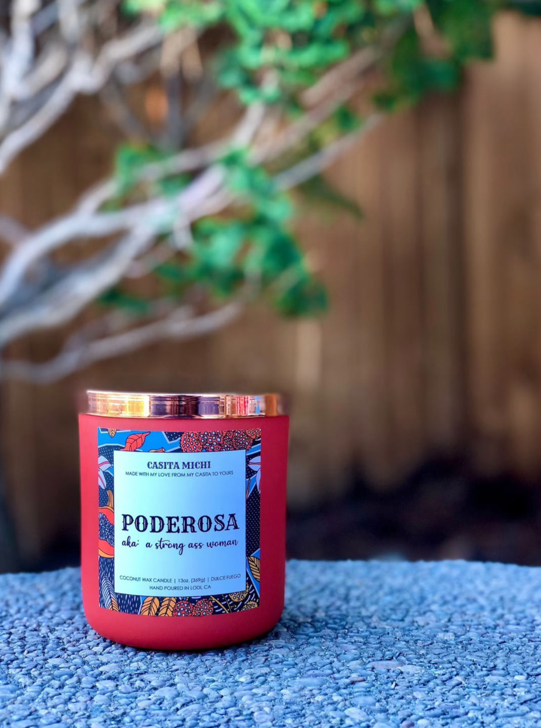 CasitaMichi + PODEROSA Vegan Coconut Wax Candle