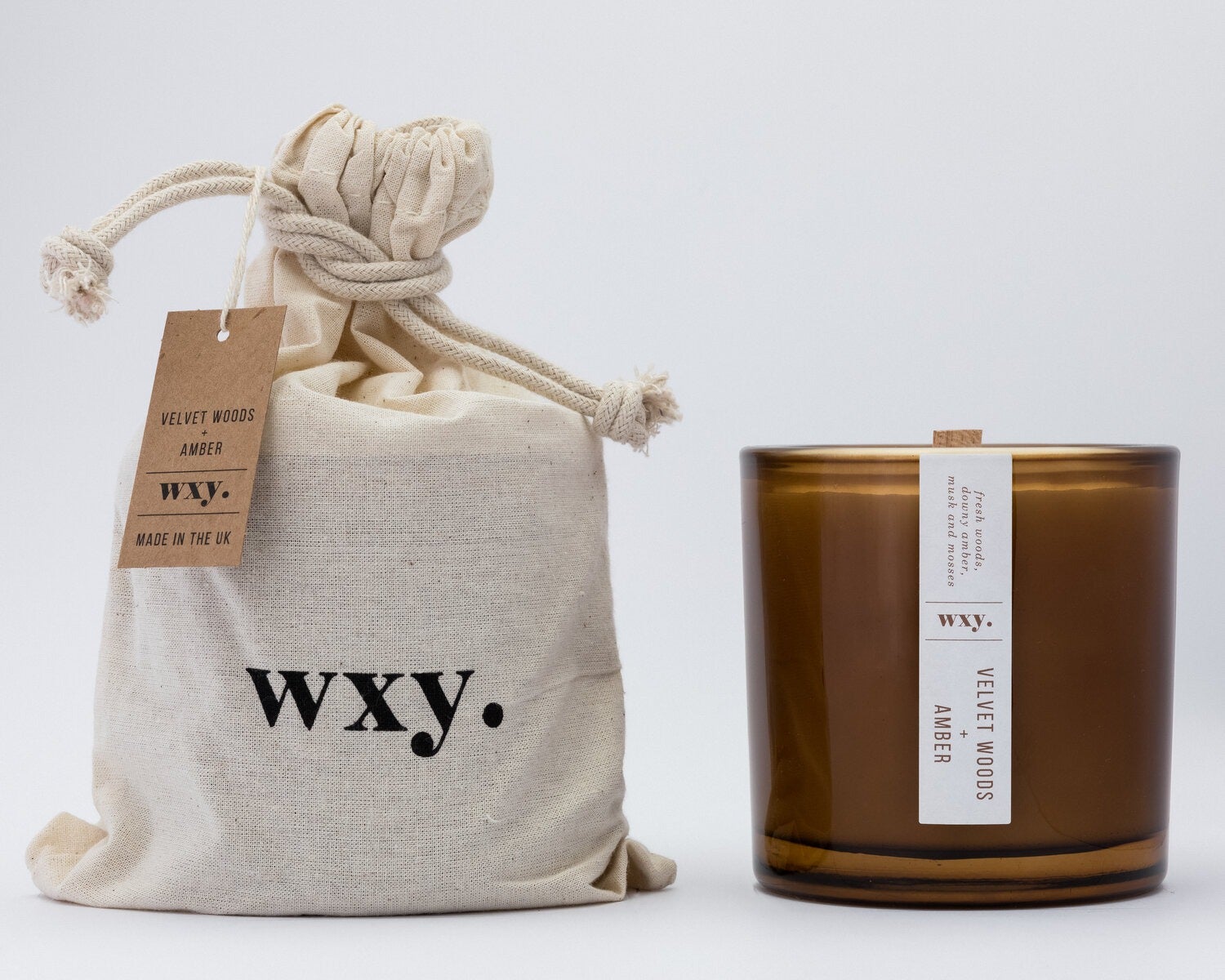 WXY Candles + Velvet Woods + Amber