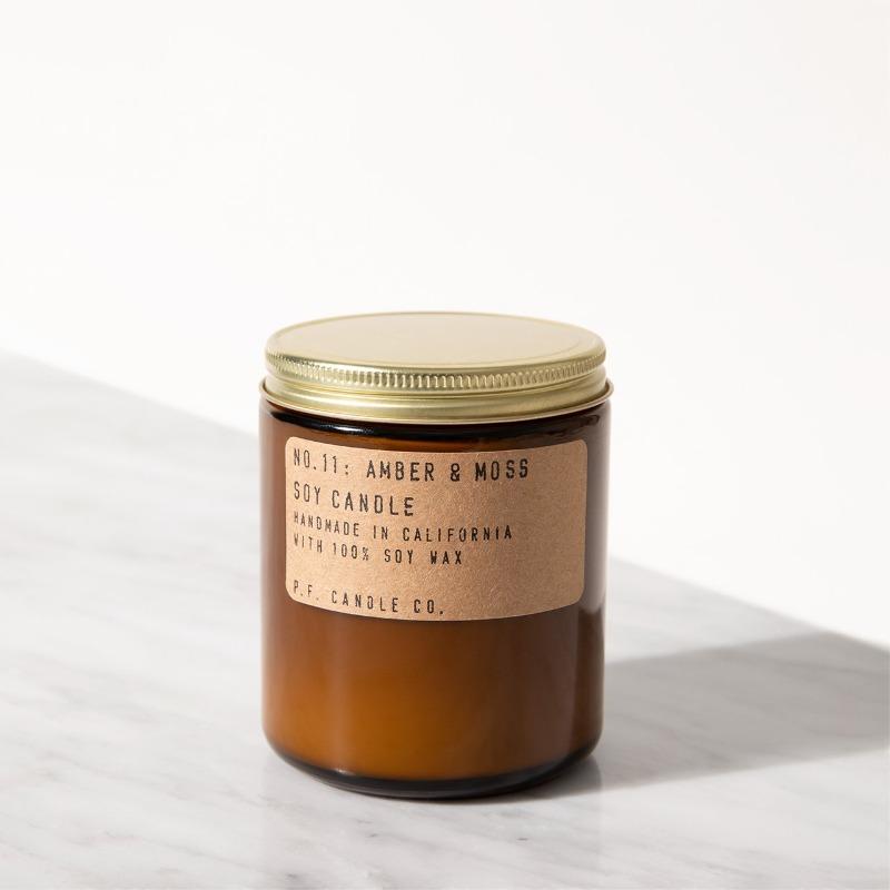 PF Candle Co. + Amber & Moss Soy Candle