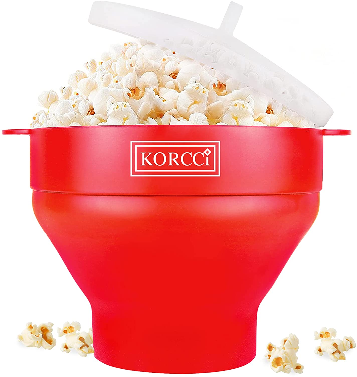 KORCC + Microwaveable Silicone Popcorn Popper