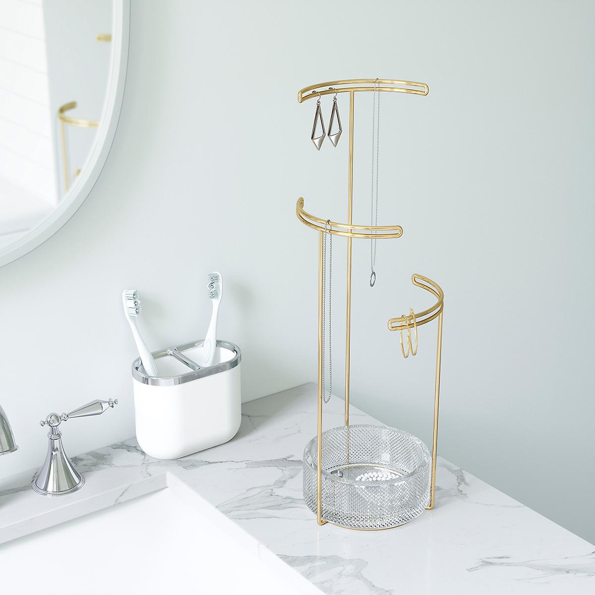 Umbra + Umbra Tesora Glass Jewelry Stand