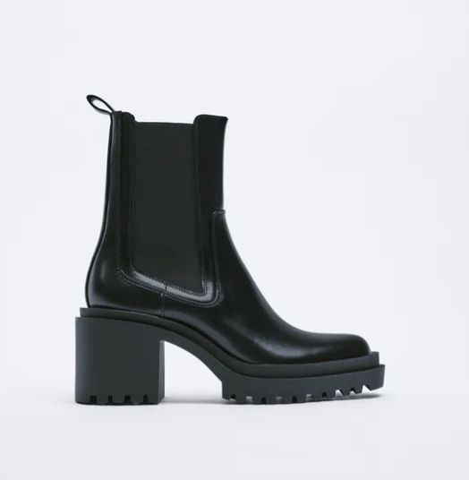 Zara + Treaded Chelsea Boots