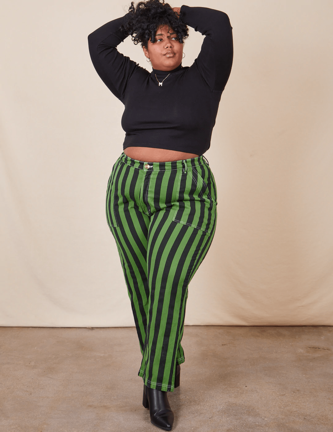 Big Bud Press + Black Striped Work Pants