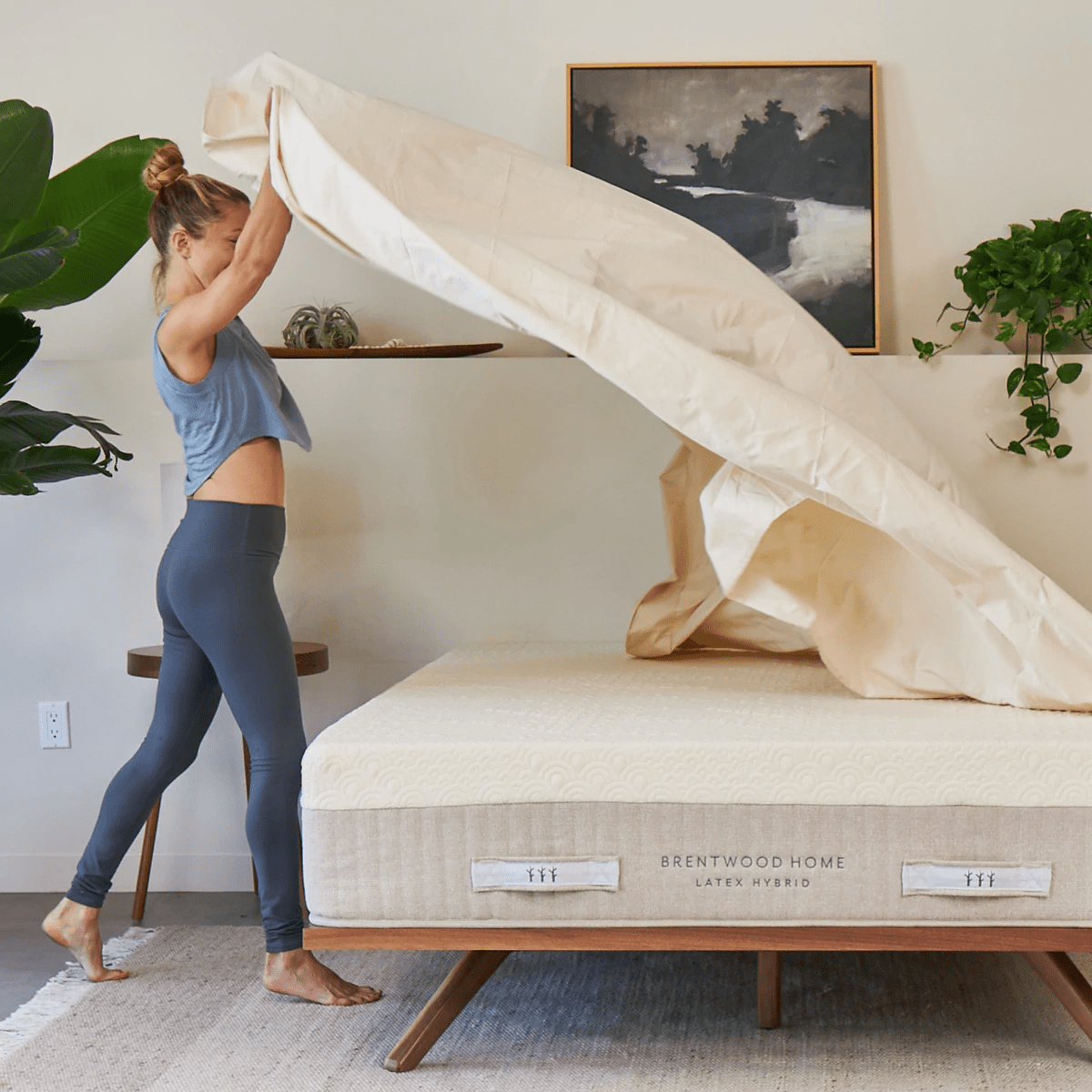 Brentwood Home + Hybrid Latex Mattress (Queen)