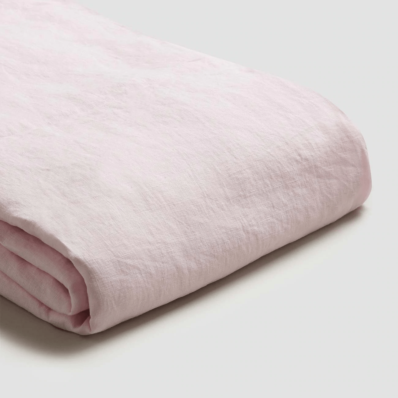 Piglet + Blush Pink Linen Sheet Set (Queen)
