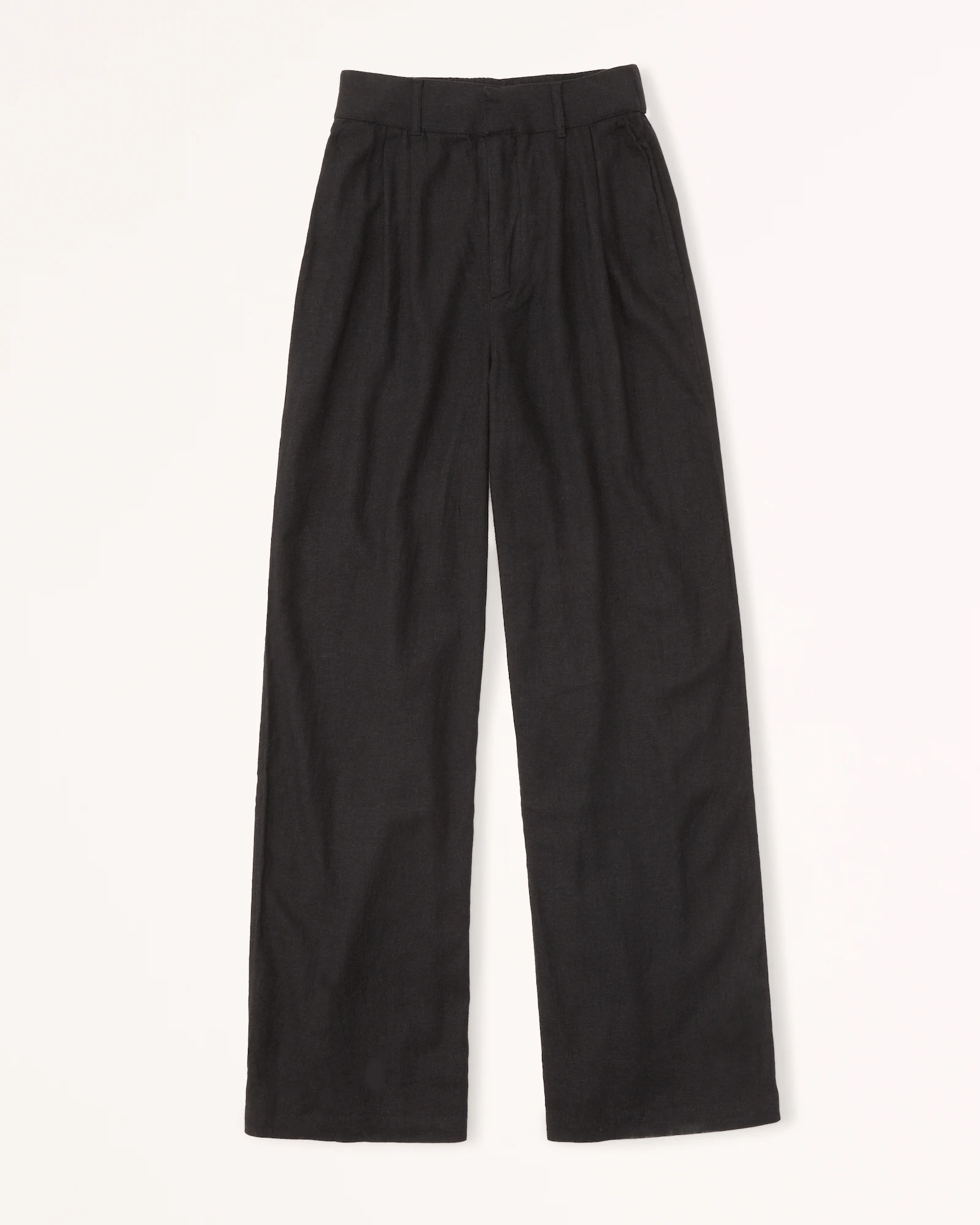 Abercrombie and Fitch + Tailored LinenBlend Wide Leg Pants